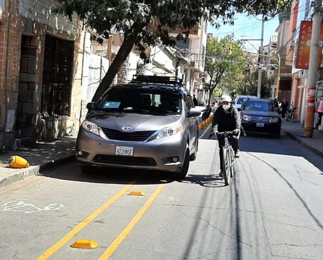 Ciclistas en la calle