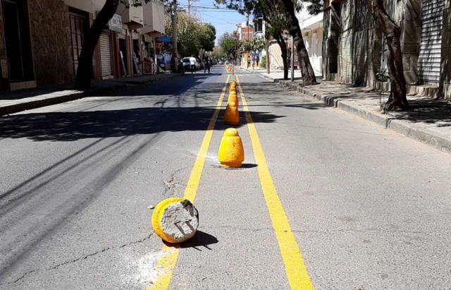 Destruyen las ciclovías 