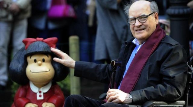 Muere Quino el padre de Mafalda, Felipe, Manolito, Libertad, Guille, Susanita y Miguelito