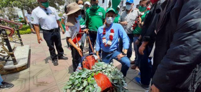 El candidato presidencial por Libre21 visitó Tarija