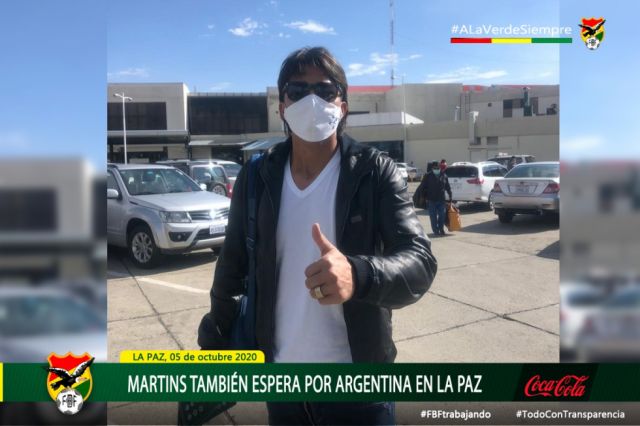 Martins y Cuéllar completan  la Selección Boliviana 