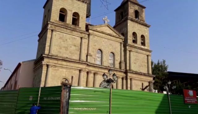  Refacción en la iglesia Catedral de Tarija presenta una nueva fecha de conclusión