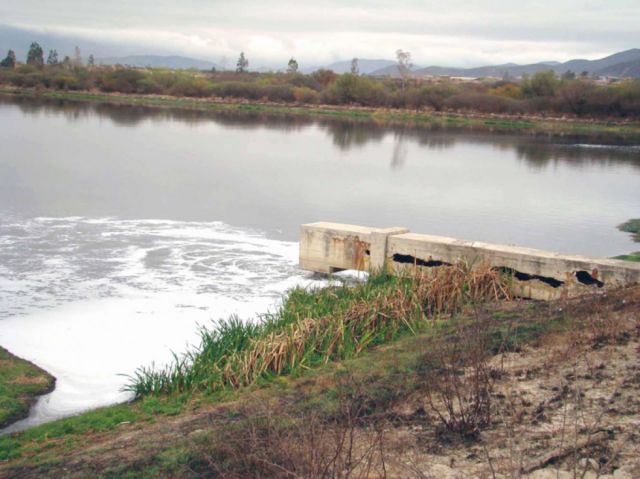 Lagunas de oxidación en San Luis 