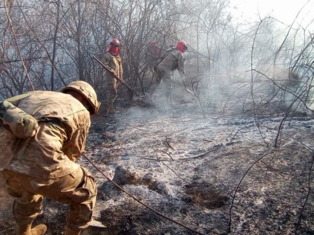 Villa Montes activa el COEM para enfrentar el incendio en el Aguaragüe