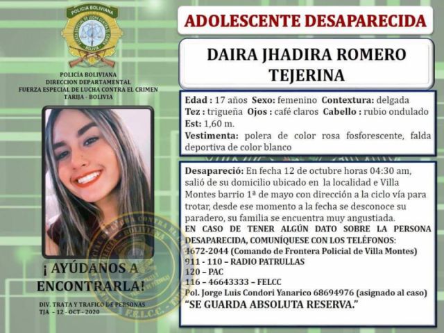 Dos menores "desaparecidas"  en El Chaco fueron halladas en Tarija