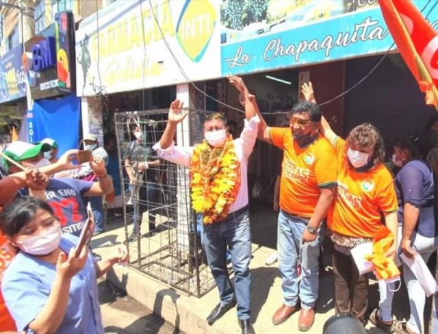 Candidato de Paz saca 13% menos que Mesa en Cercado