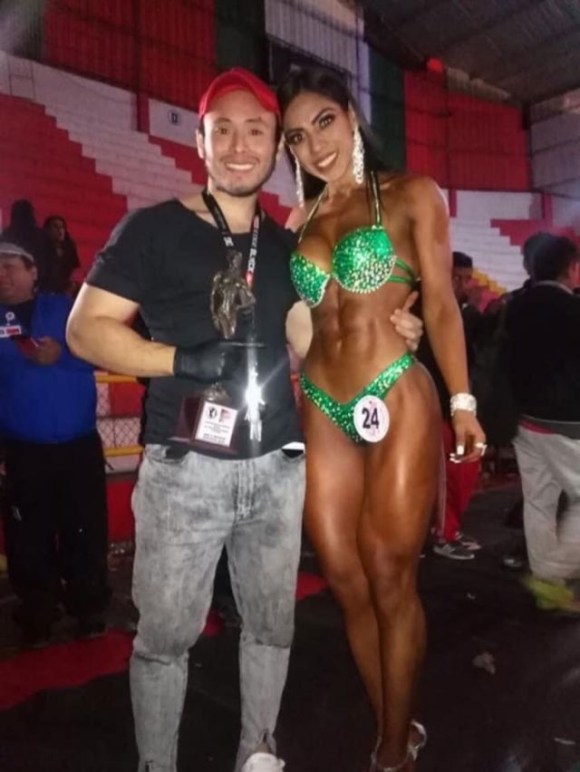 Uno de los pilares de motivación para  la atleta es su novio, Edson Ruiz. 