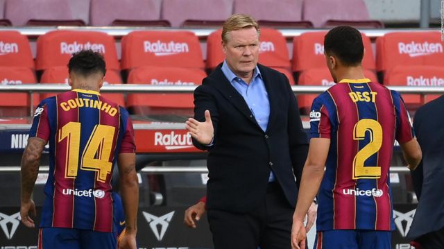 Koeman: “¿Por qué sólo hay VAR contra el Barça?”