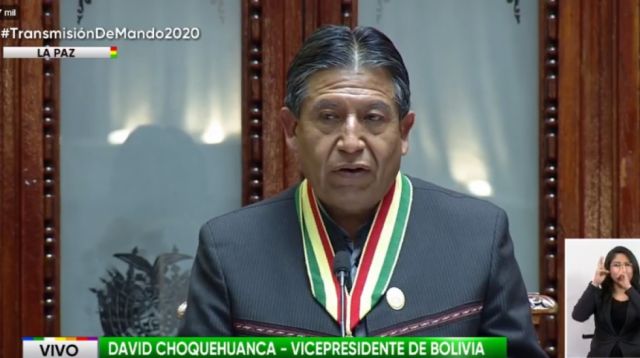 Choquehuanca llama a sanar heridas y poner fin a la persecución y judicialización de la política