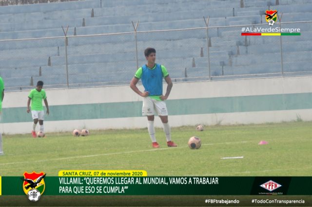 El tarijeño Villamil sueña con llegar al Mundial con la Selección 