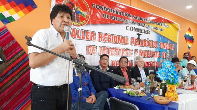 Evo llegará a Orinoca al medio día