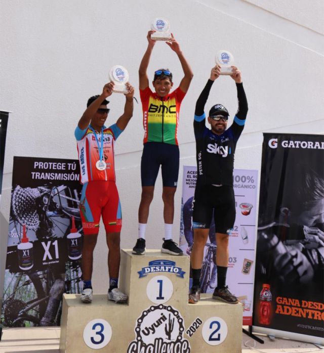 El tarijeño Martin Cerón se llevó la cima del podio en la máxima categoría.