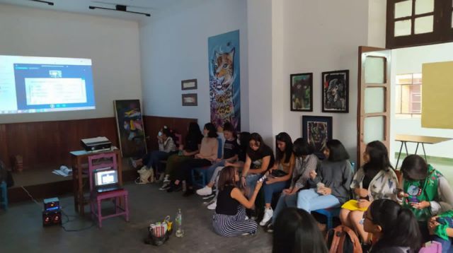 El grupo recibió capacitación  en seguridad digital.