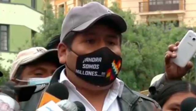 Yucra reaparece, denuncia “montaje” y da plazo para aprehender a “golpistas”