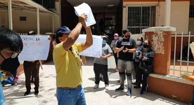 Vecinos amenazan con frenar pre inscripción escolar