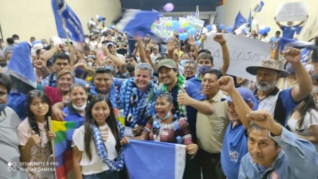 Carlos Bru y José Abrego son proclamados como candidatos del MAS en Yacuiba
