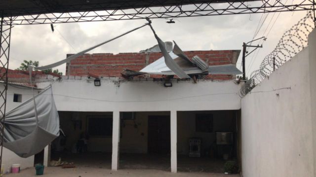 Fuertes vientos se registraron en Yacuiba causando daños materiales
