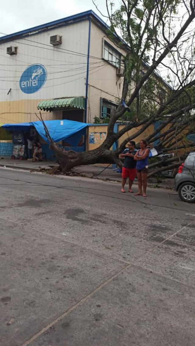 Fuertes vientos se registraron en Yacuiba causando daños materiales