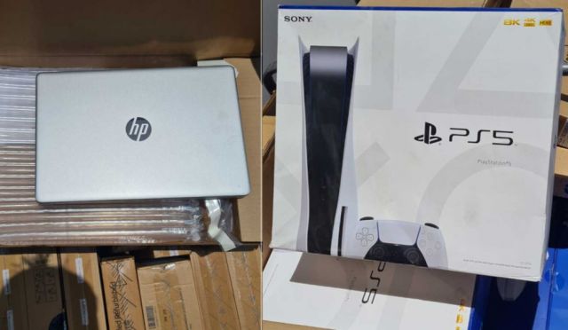 Comisan más de $us 500 mil en laptops de  contrabando 