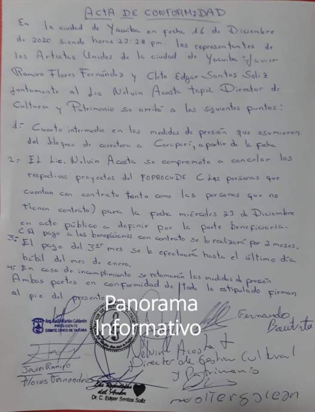 Convenio firmado