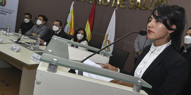 Cielo Veizaga: "Vamos a trabajar en coordinación con el Ministerio"
