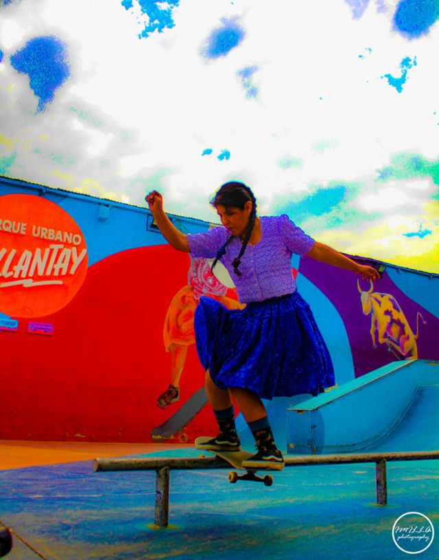 El skate me enseñó que aunque te caigas tienes  que levantarte”,  afirma la deportista.