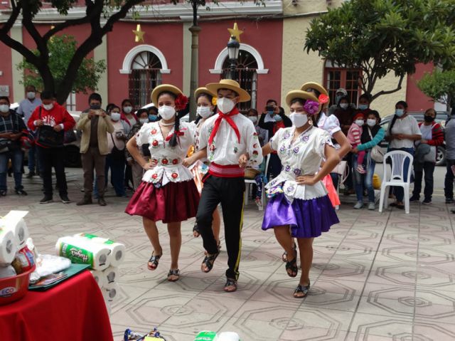 Cuadro presentado por el ballet de la Escuela Municipal de Música Pastor Achá Martínez.  Foto: Cortesía Secretaría de Turismo y Cultura.