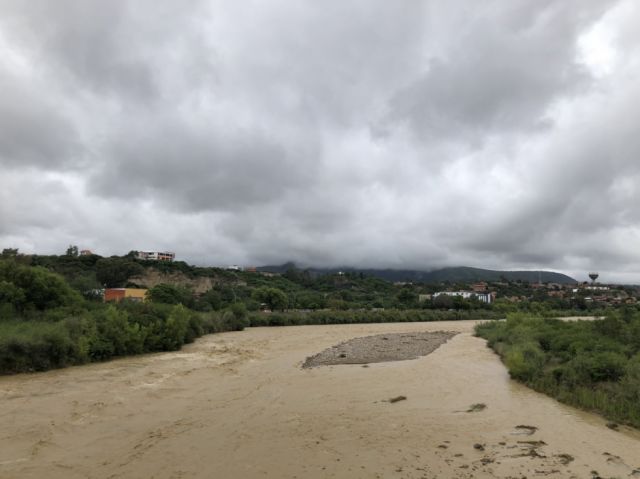 Crecida del río Guadalquivir por lluvias en Tarija (Videos)
