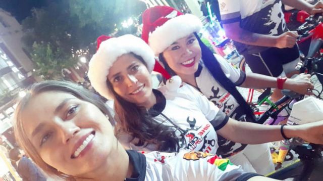 Las ciclistas vivieron momentos gratos.