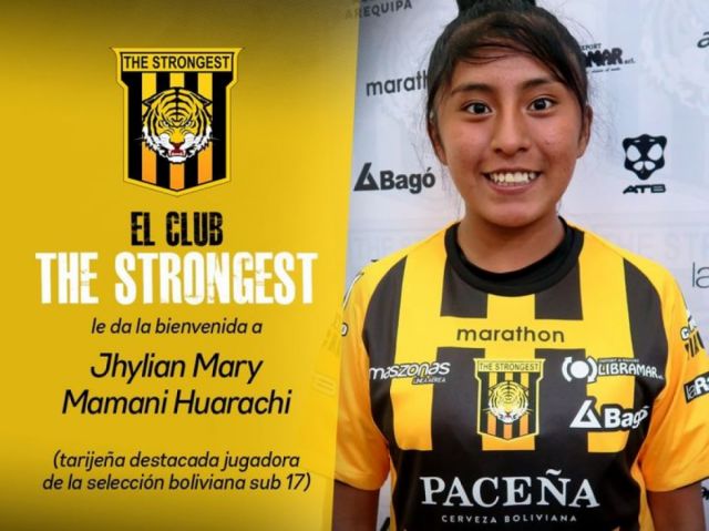 Una tarijeña más se suma a The Strongest