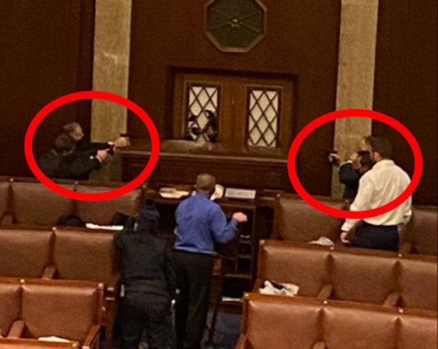 Reportan enfrentamiento armado entre partidarios de Trump y la Policía dentro del Capitolio de EE.UU.