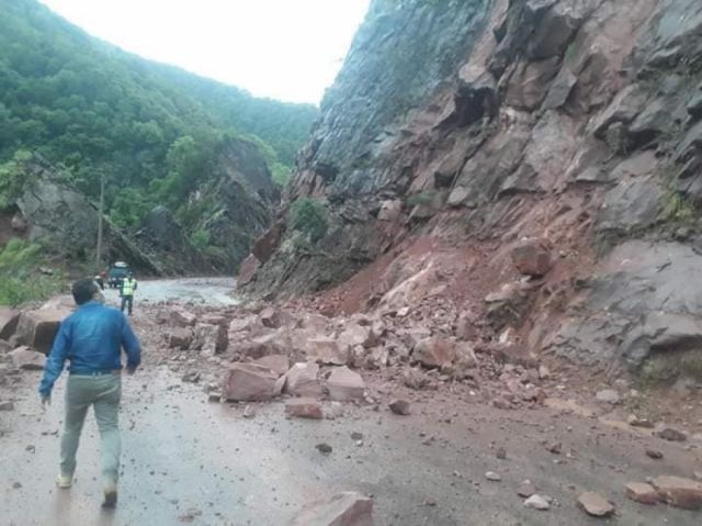 Derrumbes por las lluvias