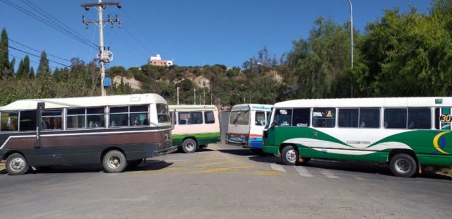 Tarija: El Transporte define más de 30 puntos de bloqueo para este martes