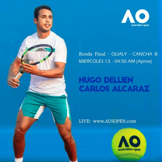 Hugo Dellien se acerca al cuadro principal 