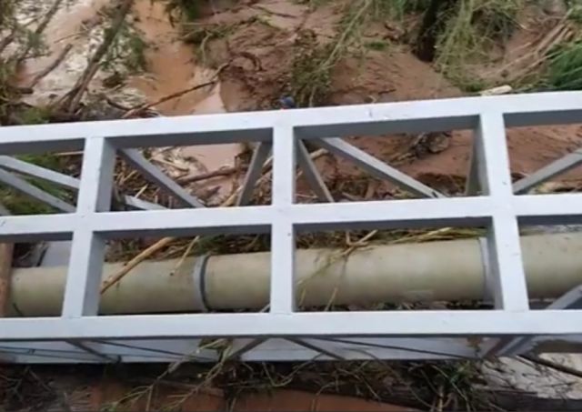 Lluvias en Bermejo dañaron el proyecto de aducción de agua