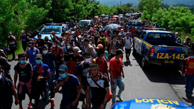 Capturan a organizadores de caravana migrante
