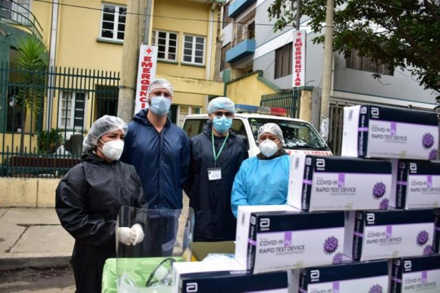 Entrega pruebas de antígeno nasal para la detección oportuna del Covid-19