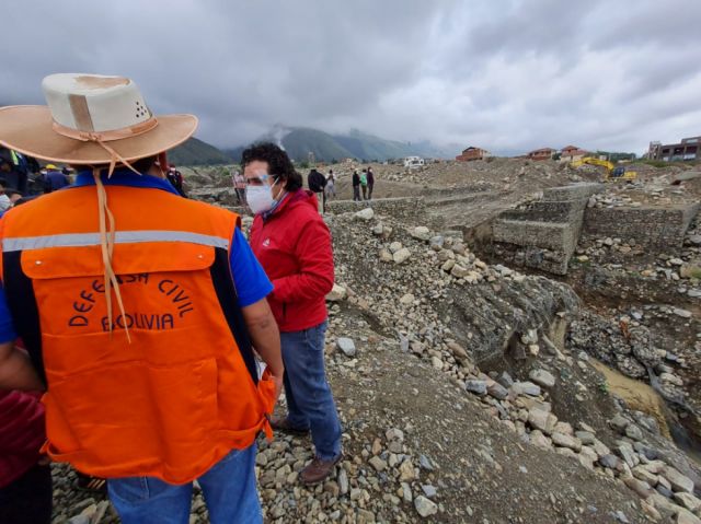Gobierno moviliza maquinaria a Departamentos que fueron afectados por riadas