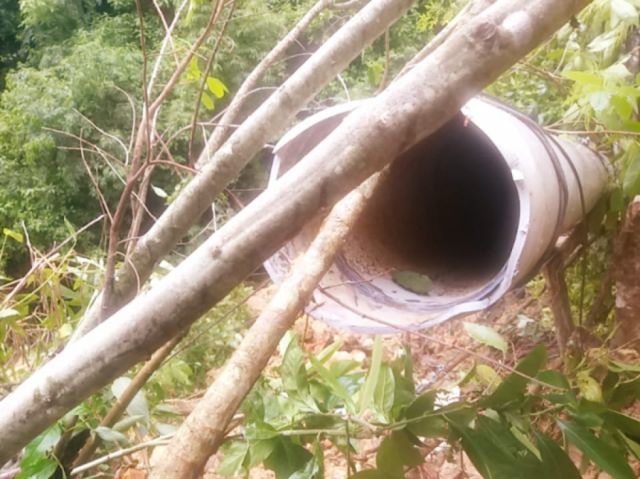 Se reportó el daño de tuberías del sistema de agua potable