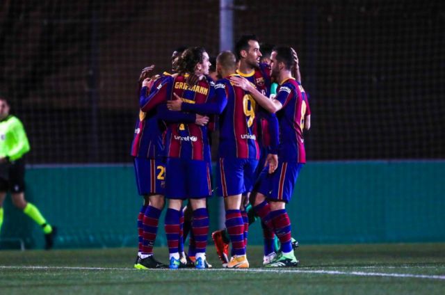 El Barcelona erró dos penales,  pero venció al débil Cornellá 