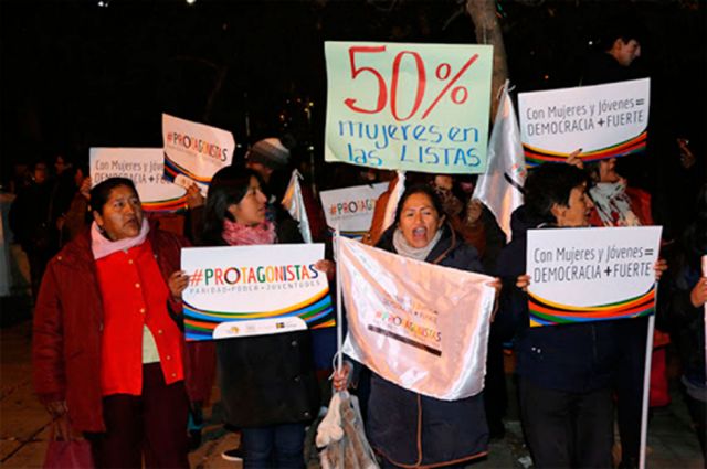 Organizaciones de mujeres piden cumplir paridad 