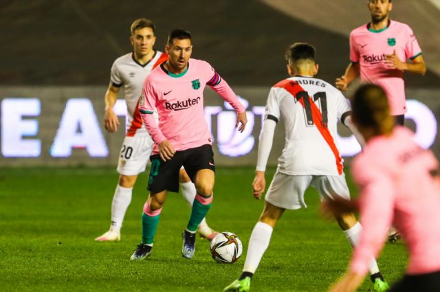 Con un gol de Lionel Messi, el Barcelona venció con lo justo al Rayo Vallecano 