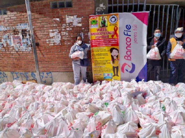 Banco FIE sumó ayuda social por la pandemia  