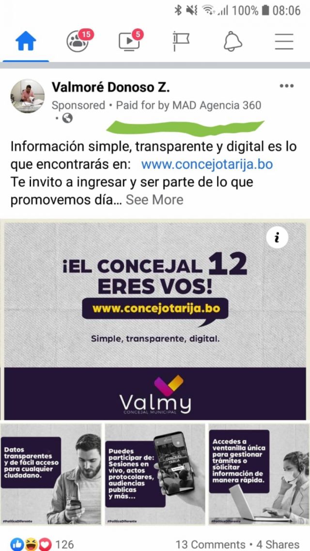 Valmoré Donoso Concejal