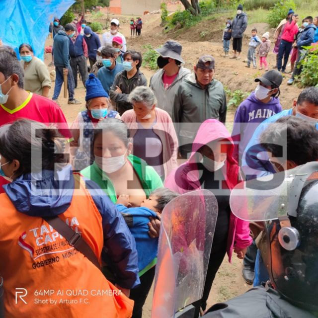 Alcaldía interviene construcciones clandestinas en la zona de Aranjuez en Tarija 