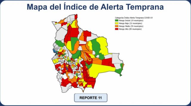 Aumentan contagios Covid: Cercado, Caraparí y Villa Montes en alto riesgo