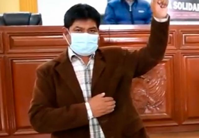 Eloy Calizaya es el nuevo Gobernador de Potosí