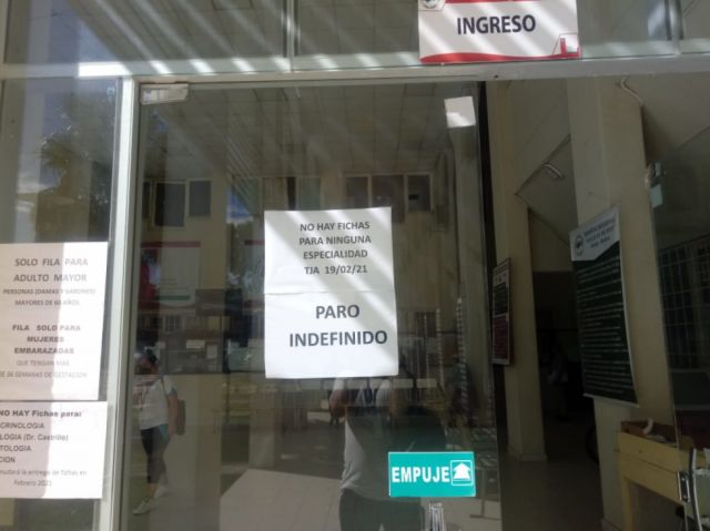 Tarija acata el paro nacional de salud 