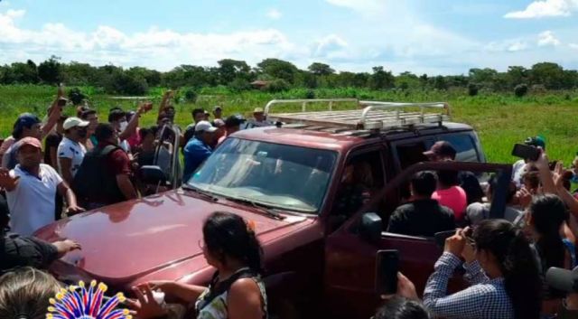 Se movilizan para liberar a presuntos narcos