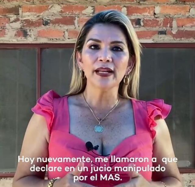 Añez es citada a declarar y asegura que el MAS la persigue por razones políticas